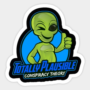 TotallyPlausible Logo Sticker